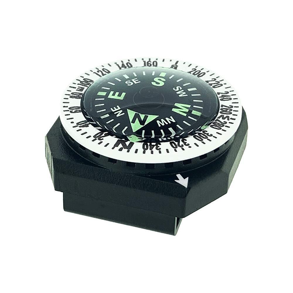 Sun Company GoCompass – Micro Orienteering Wrist Compass | Watch Band or Paracor