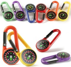 Carabiner Compasses for Kids Toy Compass Belt Clips School Prizes Party Favor…