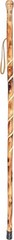 Big Ball Head Twisted Style Wooden Walking Stick for Hiking with Compass Natu…