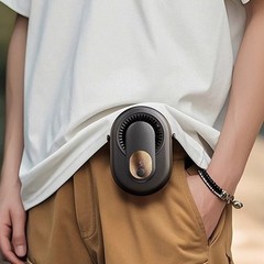 5 Speed Portable Fan Featuring LCD Display and 3500mAh Battery for Use Anywhere