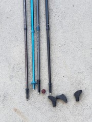 Lot of 4 Forclaz Individual Trekking Poles