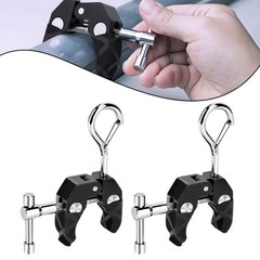 MultiPurpose Aluminum Alloy Crab Clamps for Outdoor Activities Set of for 2
