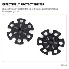 12Pcs Outdoor Climbing Trekking Pole Covers Snowflake Disk Walking Stick Cover