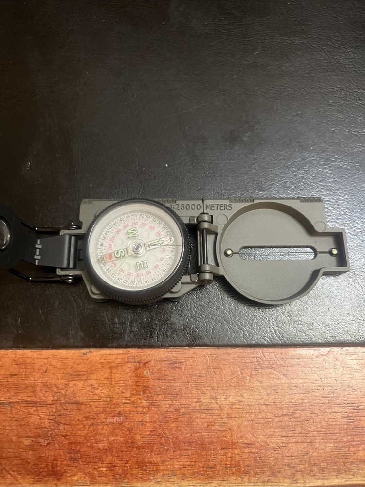 NDUR Lensatic Compass Versatile Military Camping Hiking Survival Outdoor New!