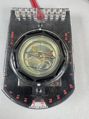 RARE Brunton Model 8040 Compass Clinometer w/ Leather Case USA Vintage