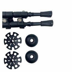 SNOWTREK Retractable Hiking Poles – Pair of Adjustable Poles, Aluminum