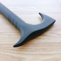 Cold Steel Axe Head Cane Single Piece Hiking Stick Polypropylene 38″ Overall