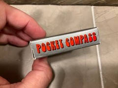 Vintage Compass Pocket Made In Japan Edge Mark Magnetic Sealed in box new