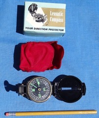 Lensatic Engineer Directional Compass Model 550 Excellent Condition Factory Box