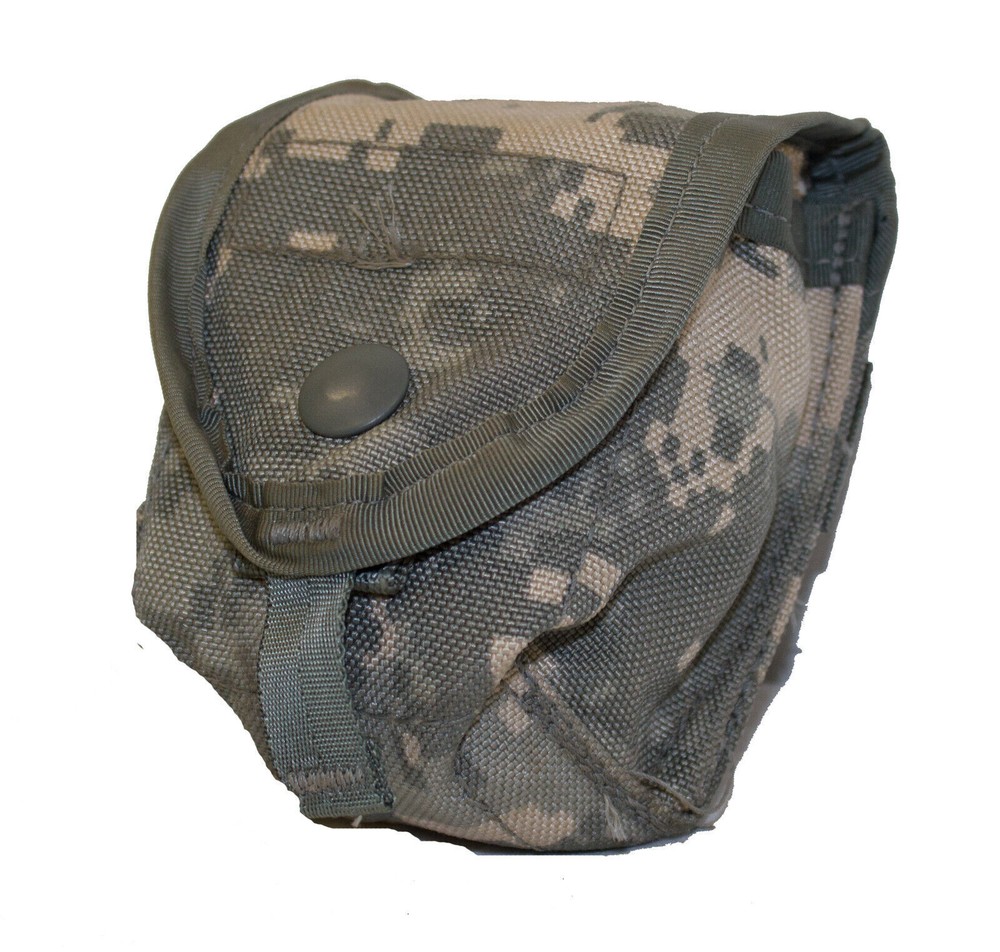 ONE USGI ACU Single Hand Grenade Pouch MOLLE Utility Pouch VERY GOOD CONDITION