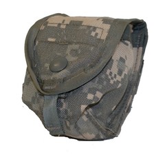 ONE USGI ACU Single Hand Grenade Pouch MOLLE Utility Pouch VERY GOOD CONDITION