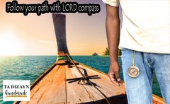 Trust in The Lord with All Your Heart -Proverbs 3: 5-6 Quote Engraved Compass…