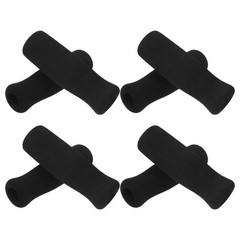 8Pcs Lightweight Foam Walker Hand Grips Cushions Easy Install Black Replacement