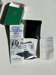Suunto PM-5/360 PC Clinometer New with Paper Work,case with Vintage Box.