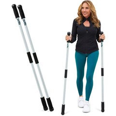 Weighted Walking Sticks for Seniors, Women & Men – 1.2lb Each Ergonomic Hikin…