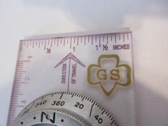 Vintage Girl Scouts Silva System Compass