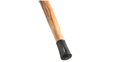 Wooden Walking Stick Hiking Trekking Wood Cane Poles Hand Staff Carved Wolf 55″