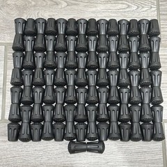 100X TrailBuddy Walking Stick Tips – Box of 100 Replacement Rubber Cane Tips Fit