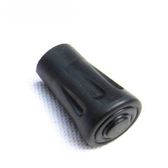 10pcs Black Rubber Hiking Pole Tips Anti Slip Waterproof Lightweight 4×2.3cm