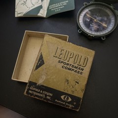Leupold Sportsman Compass with Box & Instructions VINTAGE – Collectible