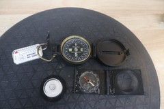 Vintage Silva Huntsman Sun Watch Sweden W/ Pathfinder Engineer Compasses Bubble