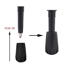 Trekking Pole Accessories Extra Thick and Wear Resisting Rubber Tips Snow 6