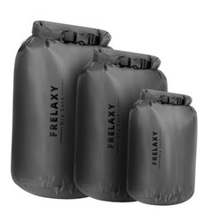 Gray Waterproof Dry Bags – 2 Pack/3 Pack – Lightweight Portable Dry Bags