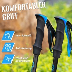 Hiking Poles Trekking Poles Walking Poles 7075 Aluminium Walking Stick Adjustable…