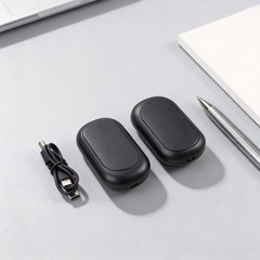 Portable Magnetic Hand Warmer 2in1 USB Rechargeable Bank Outdoor