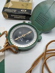 Leupold Sportsman Compass with Box & Instructions VINTAGE – Collectible N ERROR