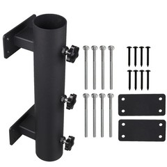 Balcony Parasol Holder Clamp Made of Steel Fits For Umbrella Poles 23 to 38mm