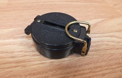 Unbranded / Generic Round Black & Gold Engineer Directional Compass Only *READ*