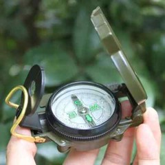 Professional Military Style Liquid Metal Body Compass Navigation Survival Hiking