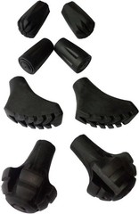 8-Piece Rubber Tips Set for Trekking Poles – Ultimate Protection & Traction