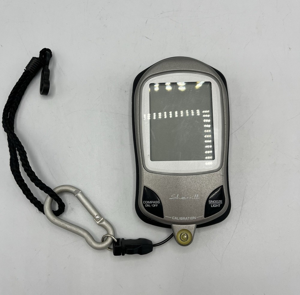 Sherrill All Points Digital Compass with Alarm Clock Date Time Temp Level