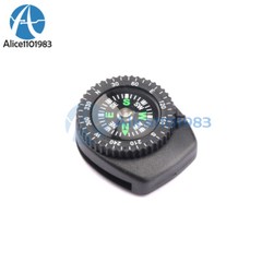 2PCS Mini Clear Liquid-filled Compass w/ Clip Outdoor Molle Backpack Pouches AL