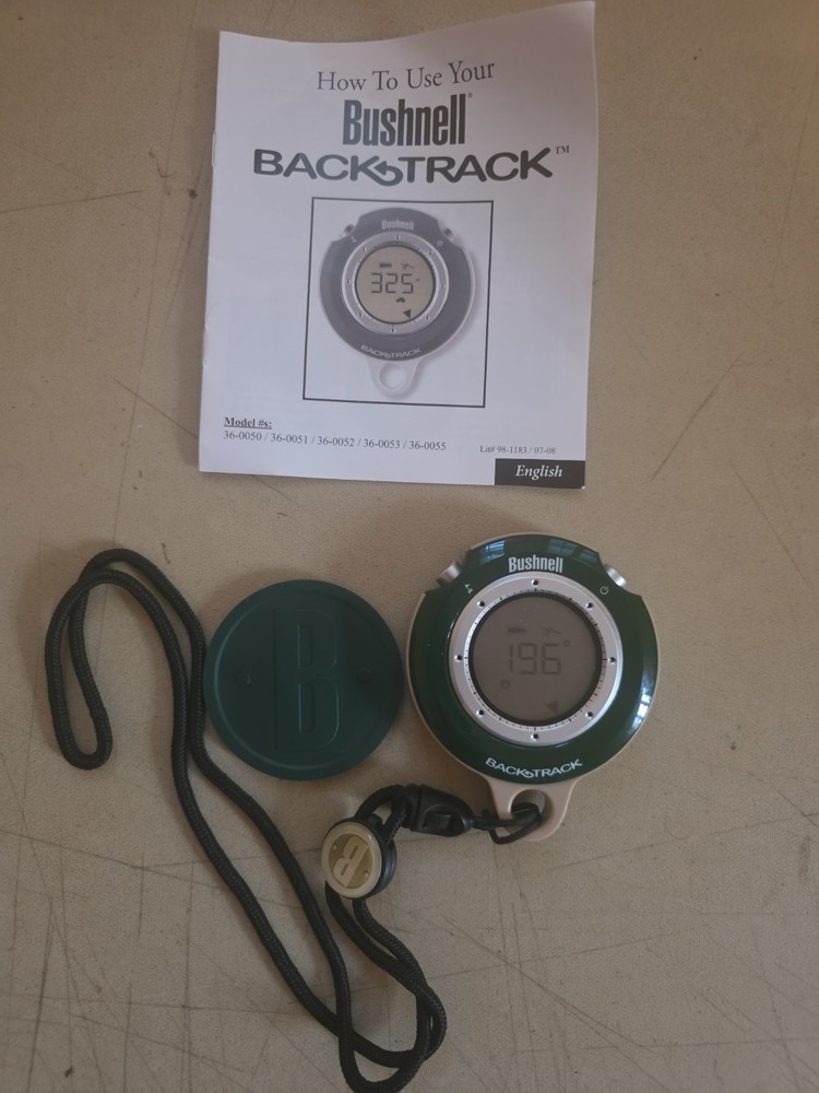 Bushnell BackTrack GPS Hiking Locator 1.25in Display 10h Battery Green 360051