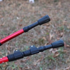 6X Reinforced Rubber Tip End Hammers Trekking Pole Hiking Walking Stick Cane