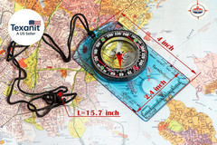 Orienteering Compass – Advanced Scout Compass for Hiking, Camping, and Backpacki