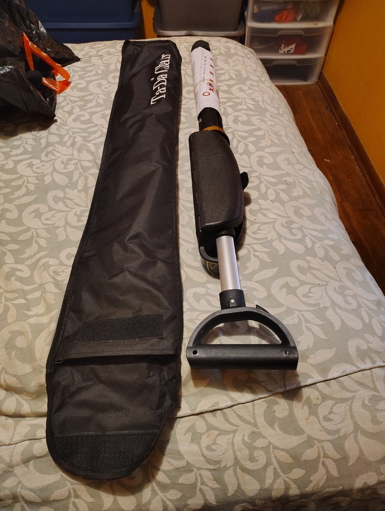 STEP2GOLD Ta-Da Chair Series 2, Portable Trekking Hiking Pole – 36.2” Black, OB