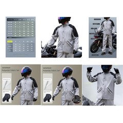 Safety Gear Outdoor Adventure Motorcycle Gear Riding Apparel PU Coated Material
