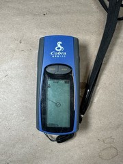 Cobra GPS100 Ptortable GPS Navigator with Lanyard. Tested and working.