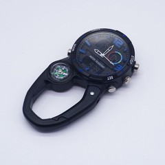 Nighttime Hiking Carabiner Hook Camping Watch Ideal For Outdoor Enthusiasts