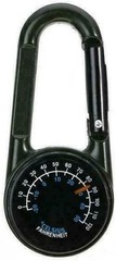 3-in-1 Multifunctional Compass Thermometer Carabiner Keychain for Adventures