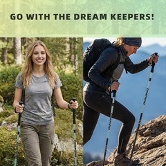 Ultra Light Carbon Fiber Trekking Poles | Collapsible for Hiking (1-PCS)