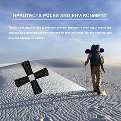 Trekking Pole Tips Protectors Walking Stick Tips, Replacement Rubber