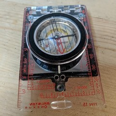 Nexus Type 15 Navigation Compass with Mirror In Case