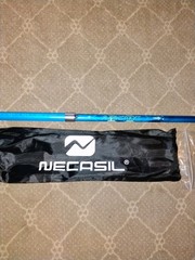 Necasil Foldable Trekking Pole Single 6061Aluminum Hiking Pole Adjustable w/ Bag