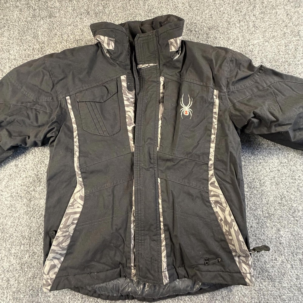 Spyder Kids Waterproof Breathable Ski Jacket Size 12 #H
