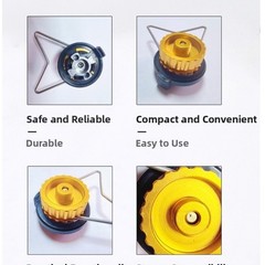 Aluminum Gas Cylinder Adapter Converter for Outdoor Cooking Applications